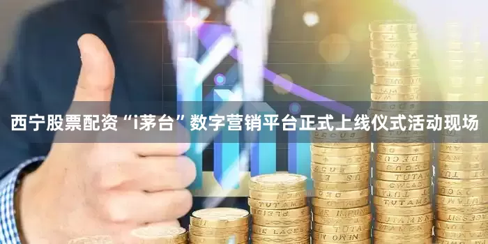 西宁股票配资“i茅台”数字营销平台正式上线仪式活动现场